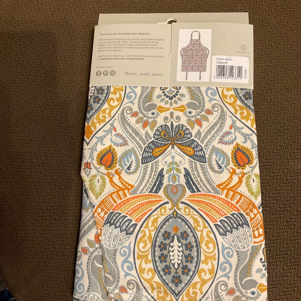 Lovely Ulster Weavers Cotton Apron - Picture 2 of 10